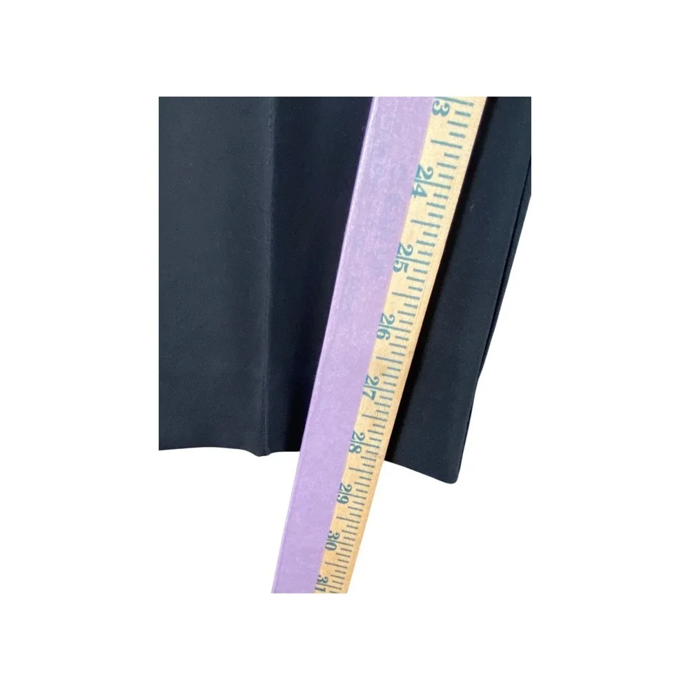 Jones Studio Womens Black Straight Leg Dress Pants Gold Button Detail Size 12 - Picture 5 of 8